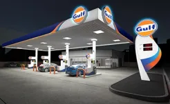 Gulf brand gas stations